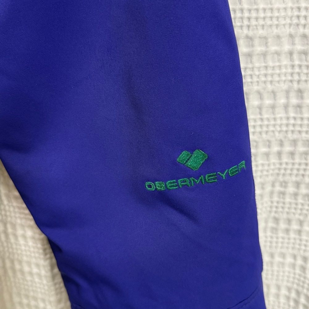 Obermeyer Royal Purple Blue Kids Snoverall Ski bibs Overalls EUC Snowboard 3T - Picture 5 of 10